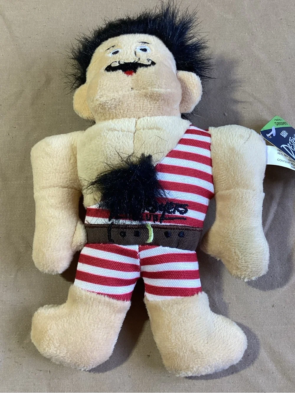 BARK by Barkbox Destroyers Club Mr. Chewniverse Pirate Strongman Dog Toy